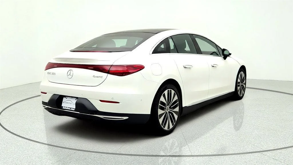 Used 2023 Polar White Mercedes-Benz EQE 350 4MATIC®+ Sedan w/ Driver Assistance & DIGITAL LIGHT image 5