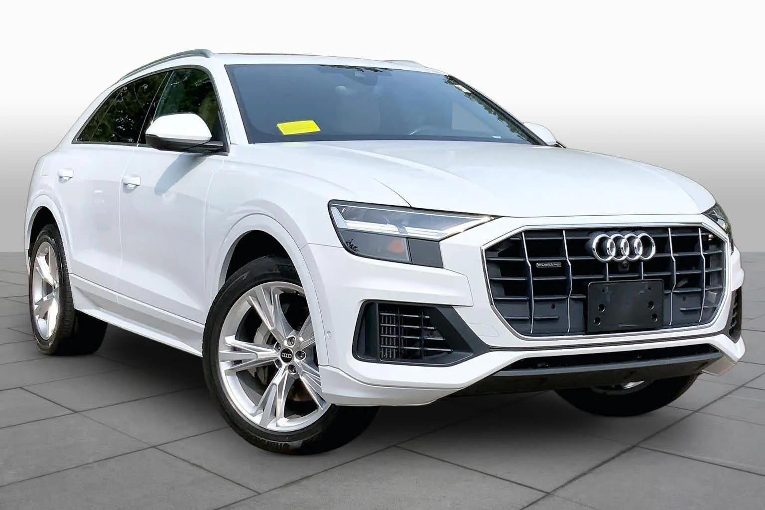 Used 2021 Glacier White Metallic Audi Premium Plus image 3