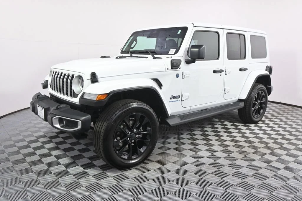 Used 2025 Jeep Wrangler 4xe Sahara 4XE with VIN 1C4RJXP69SW602337 for sale in Minneapolis, Minnesota