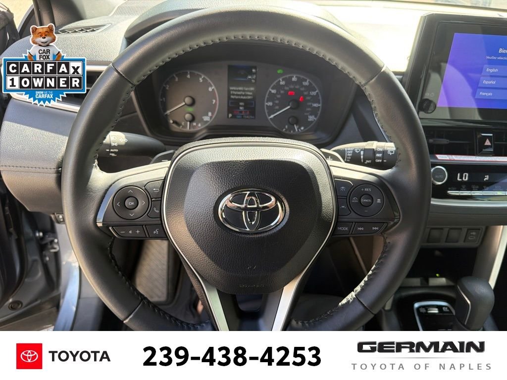 Certified Used 2025 Blue Toyota Hybrid SE image 15
