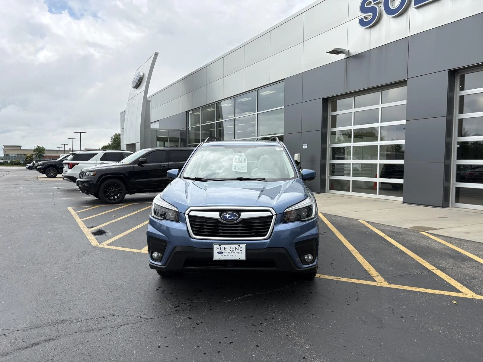 Certified Used 2021 Horizon Blue Pearl Subaru Premium image 2