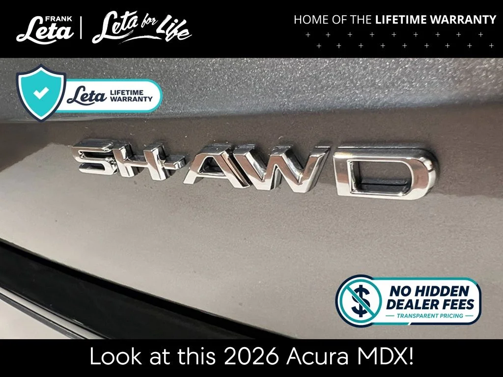 New 2026 Black Acura A-Spec Advance Package image 13