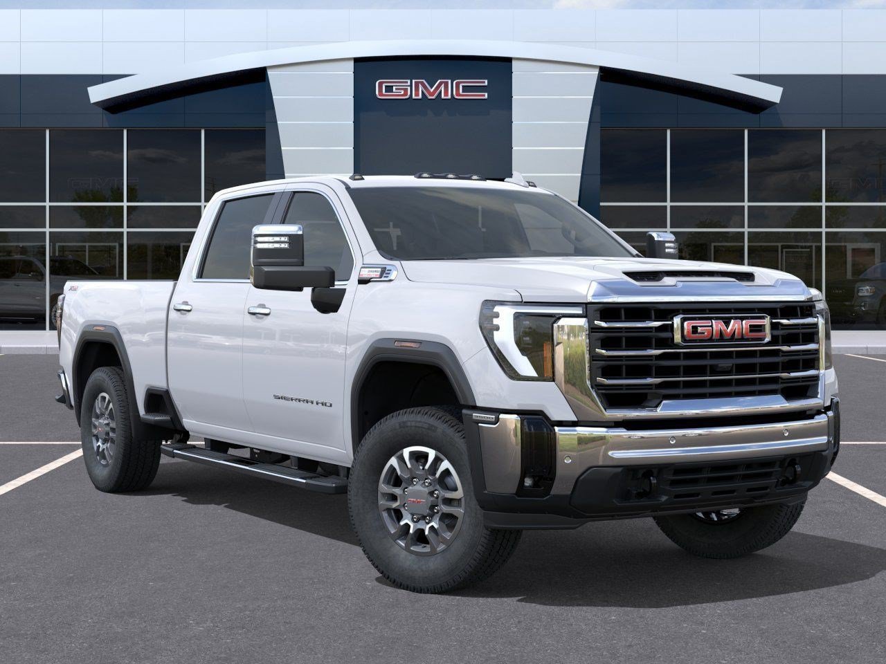 New 2026 Summit White GMC SLT image 7