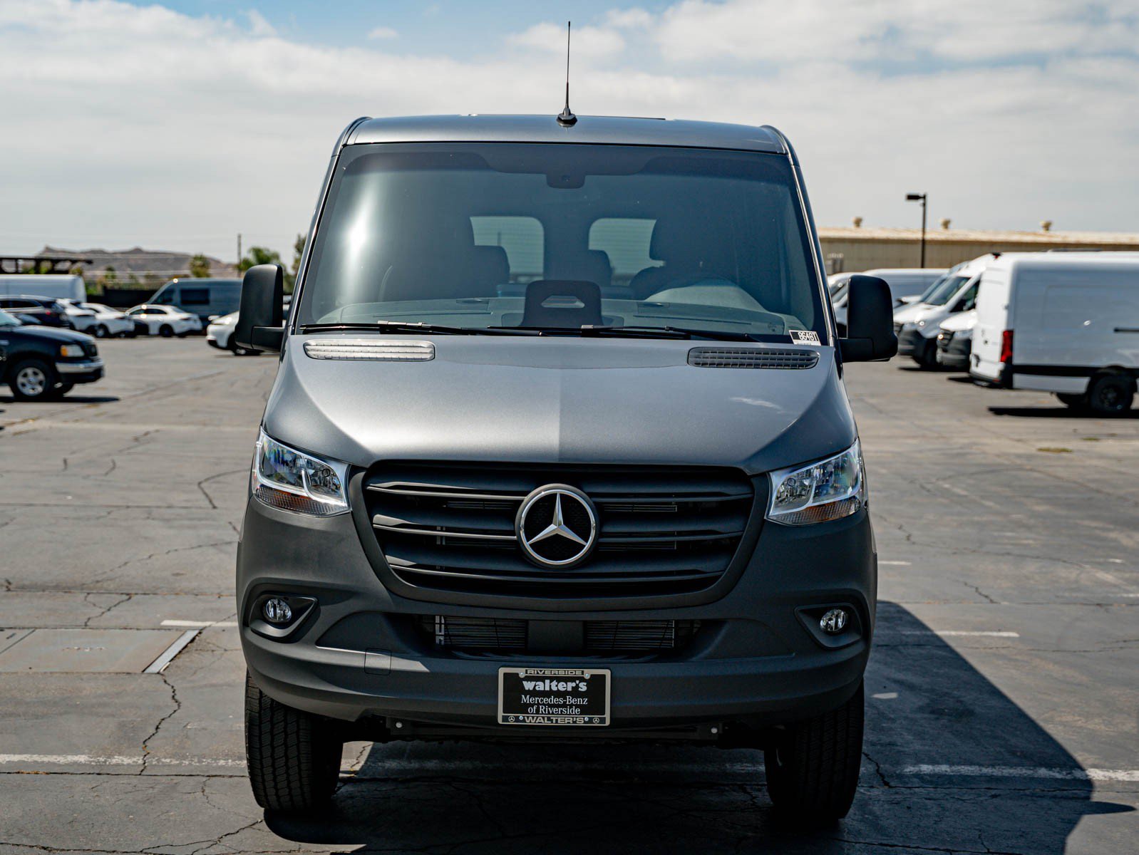 New 2026 Selenite gray metallic Mercedes-Benz 2500 Standard Roof I4 Diesel HO 144 AWD image 2
