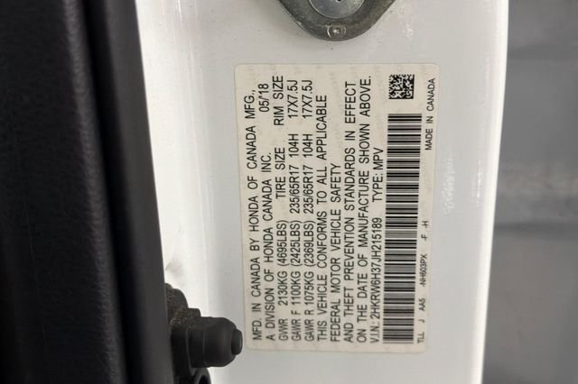 Used 2018 White Diamond Pearl Honda LX image 37