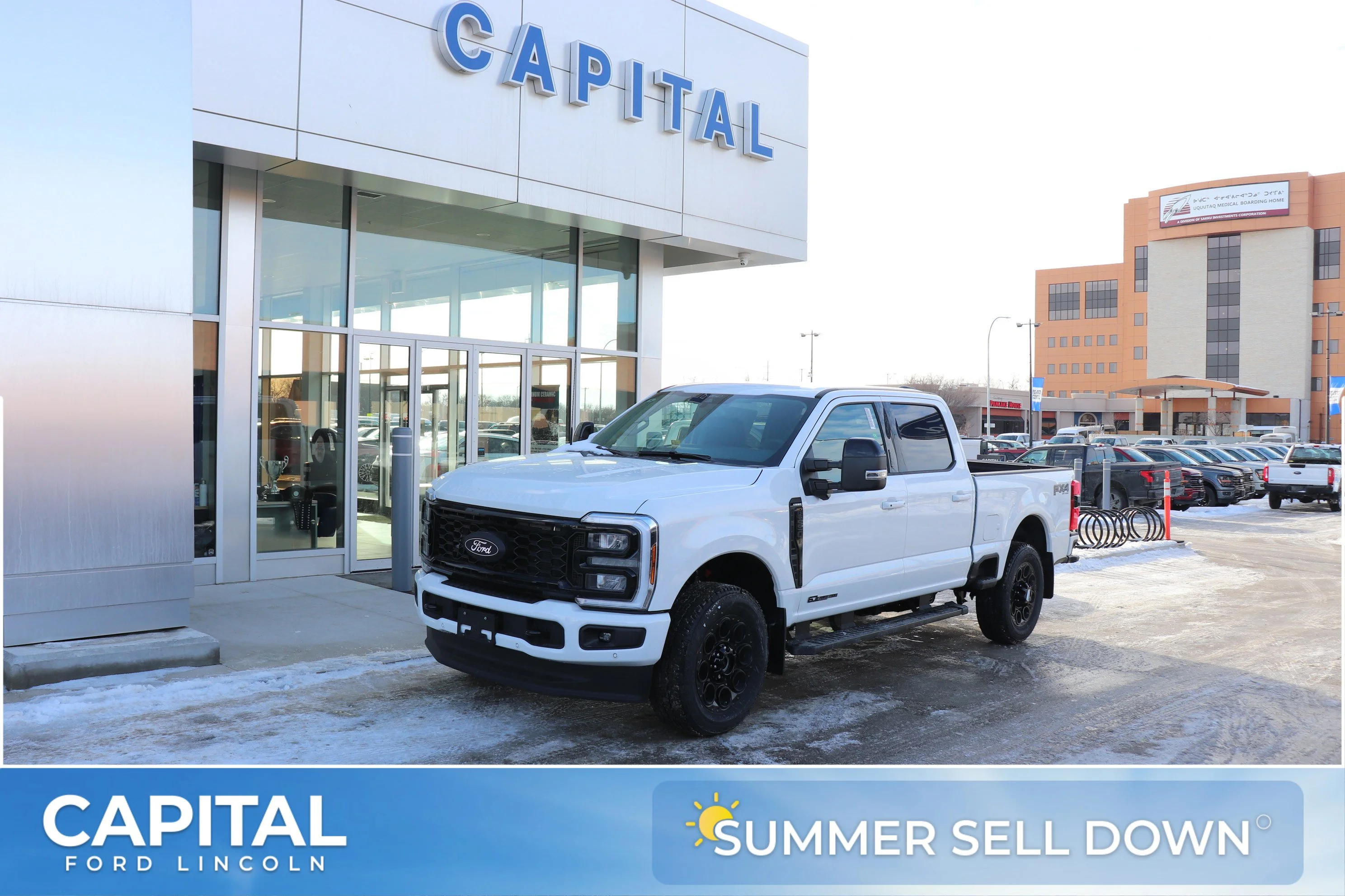 New 2026 Star White Metallic Tri-Coat Ford LARIAT image 1