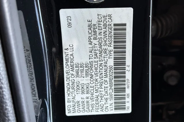 Used 2024 Crystal Black Pearl Honda Sport image 37