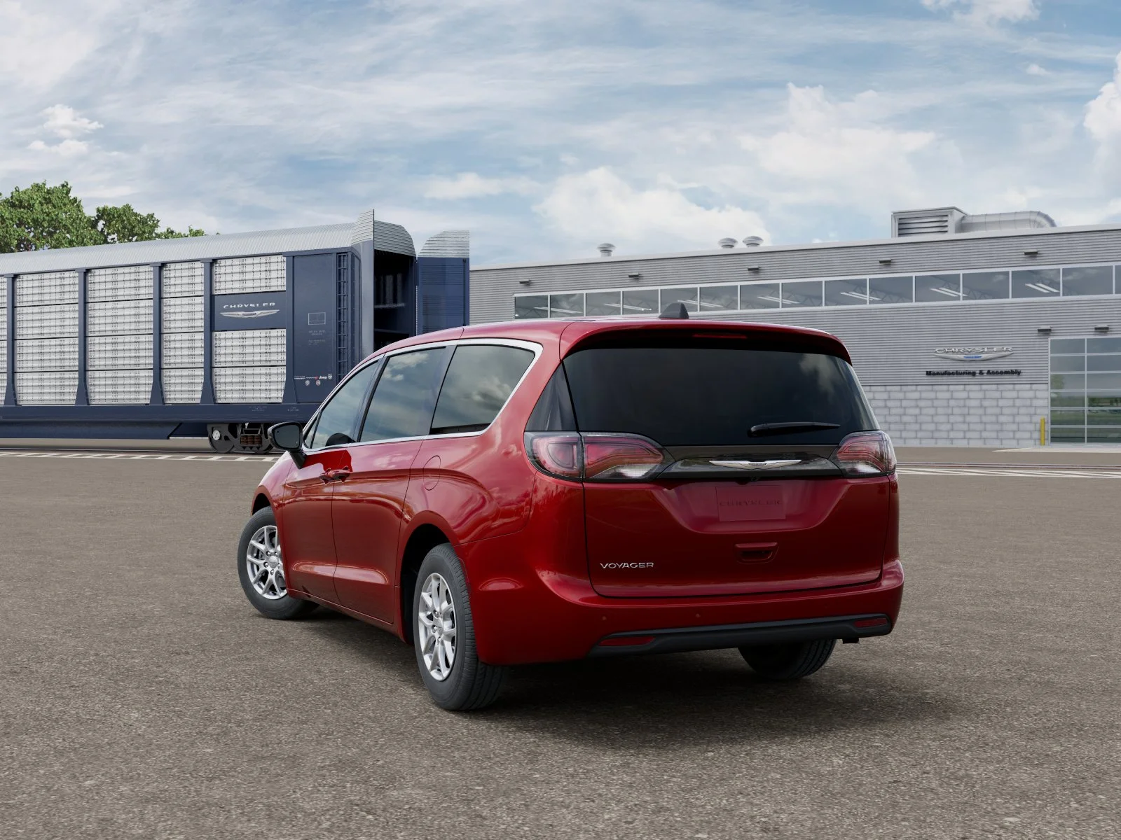 New 2027 Red Hot Pearl-Coat Exterior Paint Chrysler LX image 3