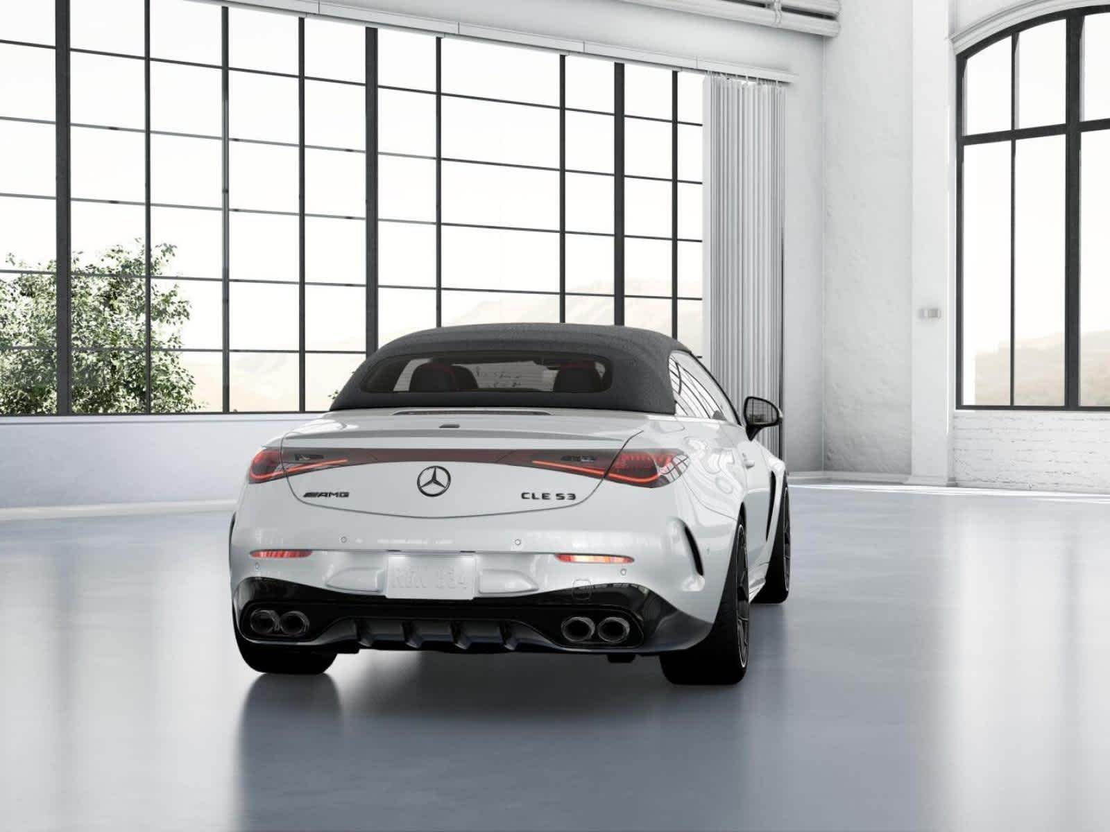 New 2026 MANUFAKTUR Moonlight White Metallic Mercedes-Benz AMG® CLE 53 4MATIC+ Cabriolet image 23