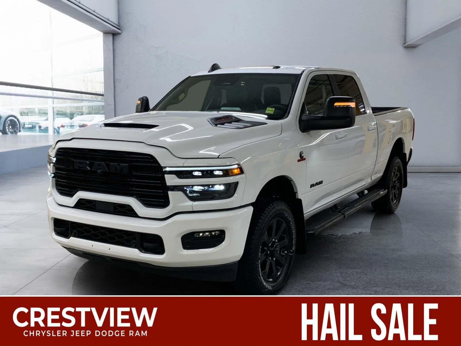 New 2026 Bright White Ram Laramie image 1