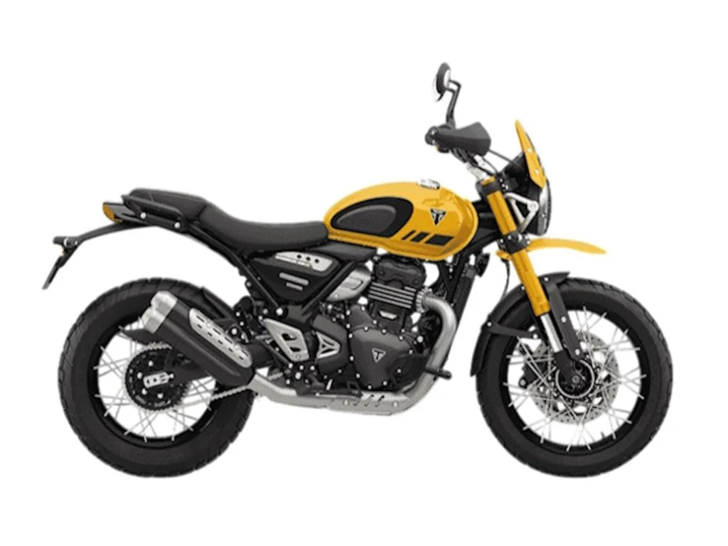 New 2026 Vanilla White Triumph XC Racing Yellow image 1