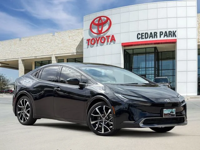 New 2025 Midnight Black Metallic Toyota XSE image 1