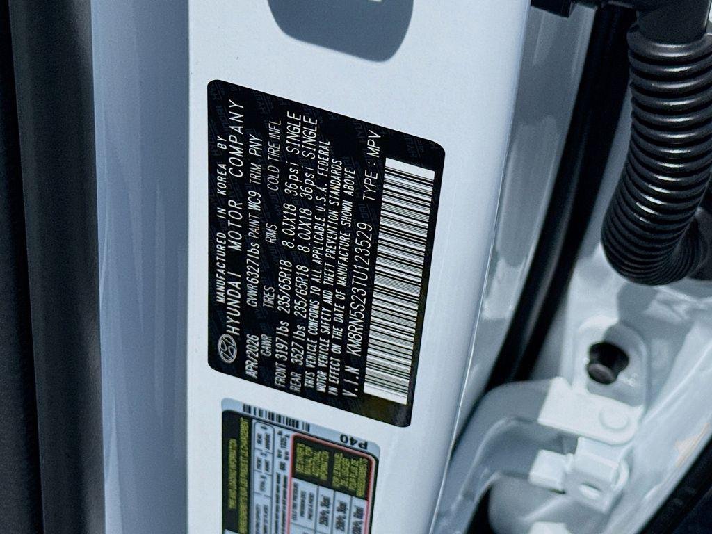 New 2026 Creamy White Pearl Hyundai SEL Premium FWD image 24