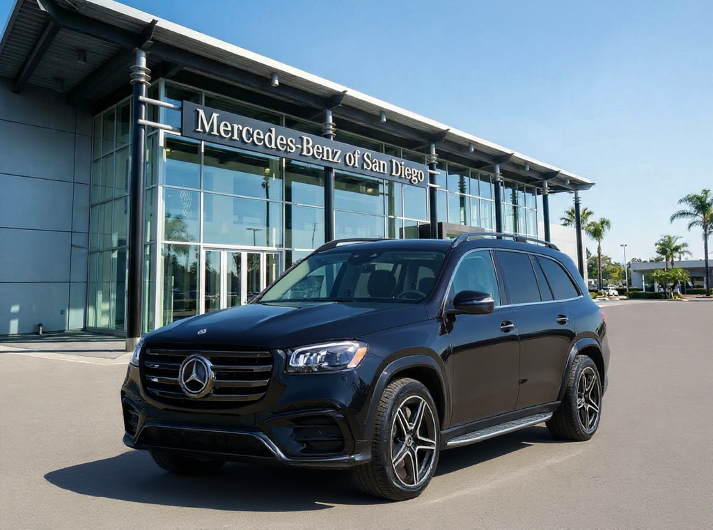 New 2026 Obsidian Black Metallic Mercedes-Benz GLS 450 image 1