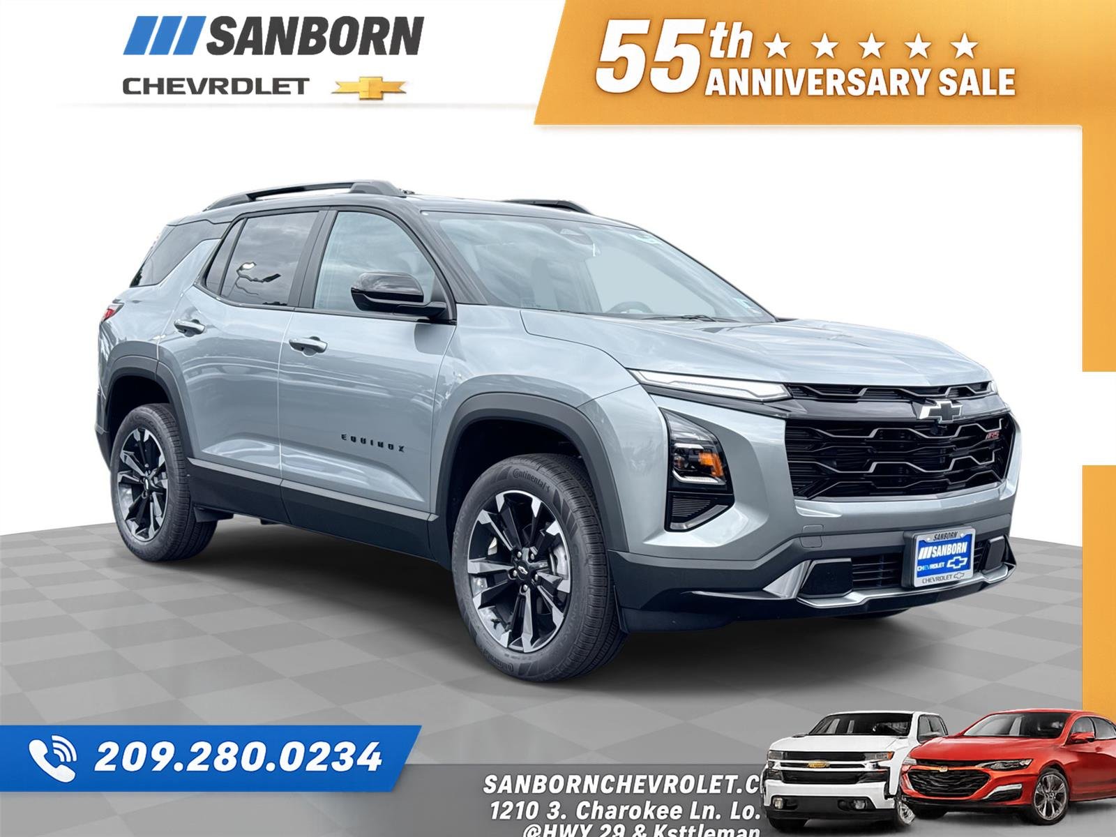 New 2026 Sterling Gray Metallic Chevrolet RS image 1