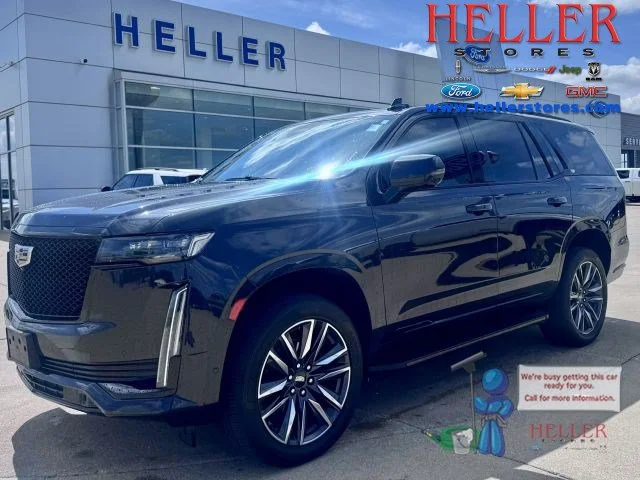 Used 2022 Galactic Gray Metallic Cadillac Sport image 1