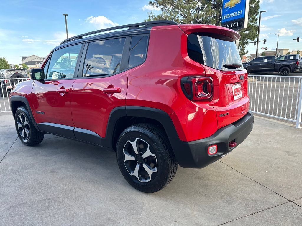 Used 2021 Colorado Red Clearcoat Jeep Trailhawk image 3