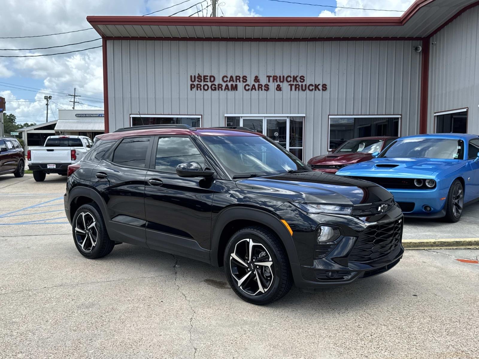 Used 2021 Mosaic Black Metallic Chevrolet RS image 1