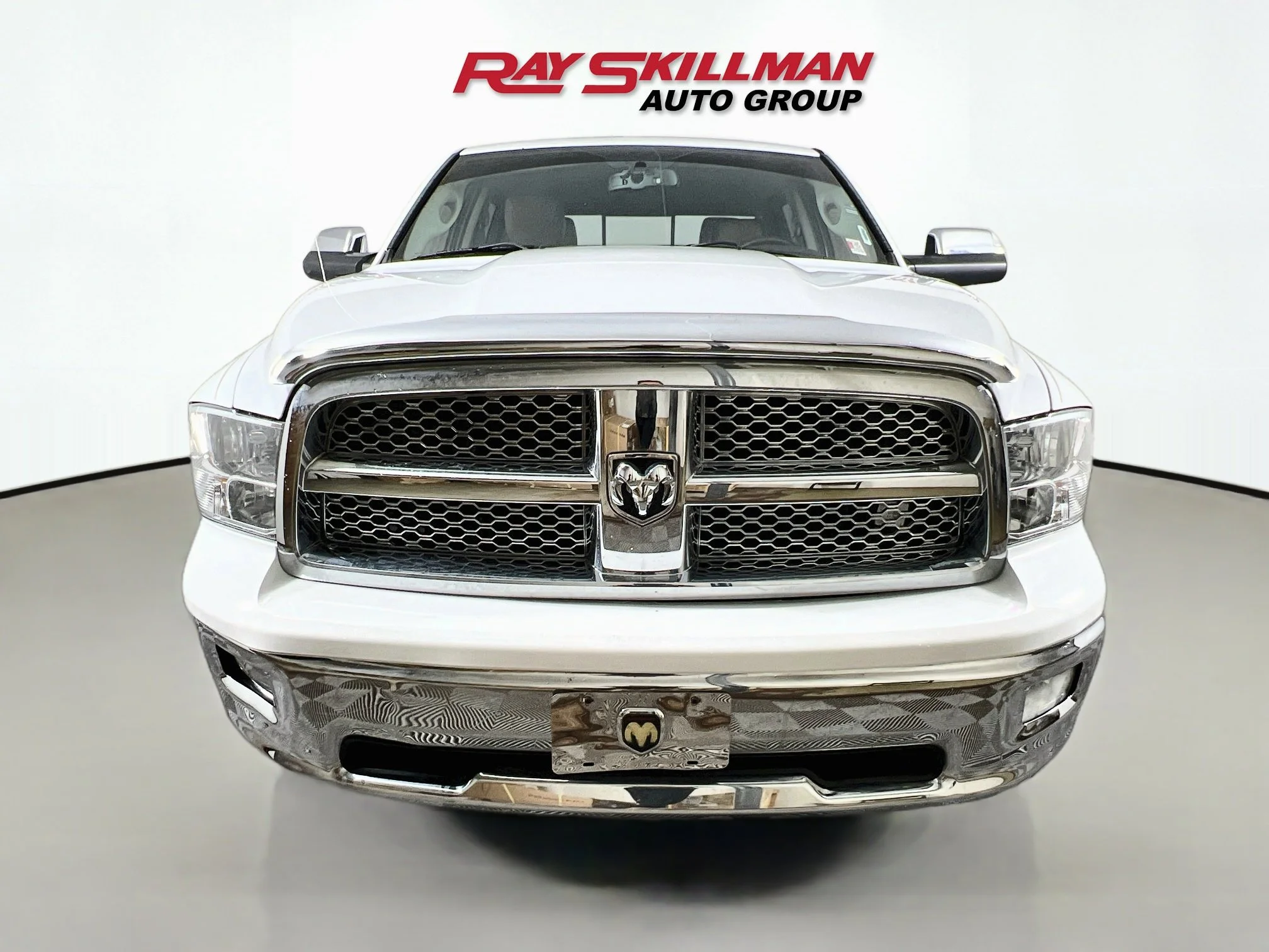 Used 2011 Bright White Ram LARAMIE LONGHORN image 2