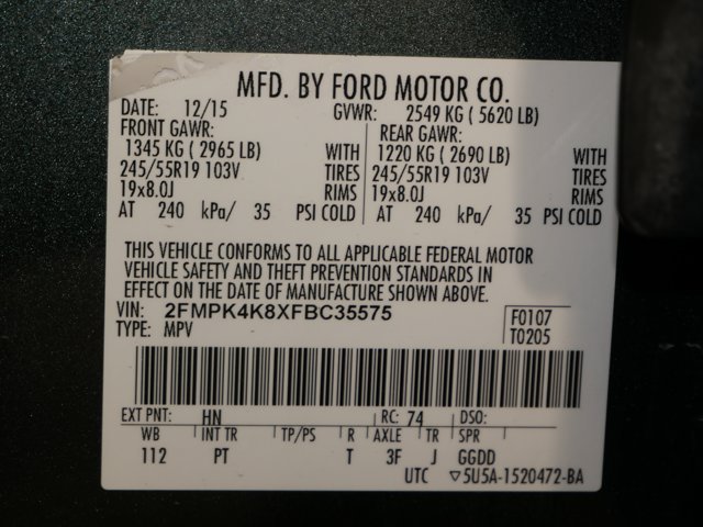 Used 2015 Guard Metallic Ford Titanium image 34