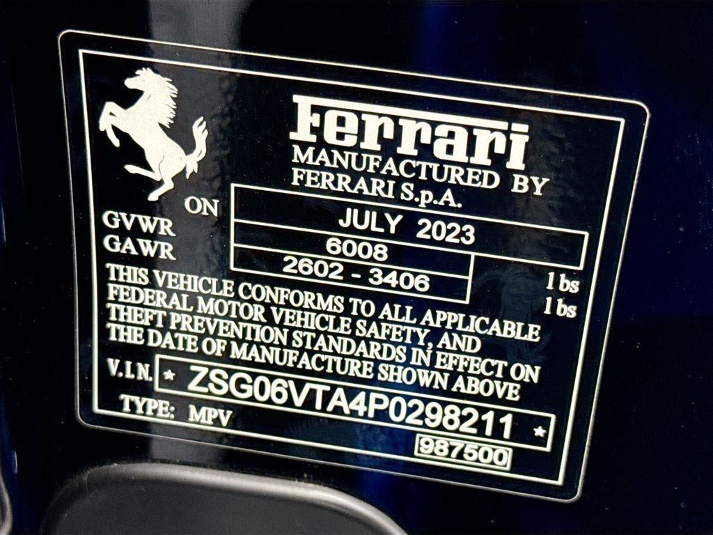 Used 2023 Blu Corsa Ferrari  image 34