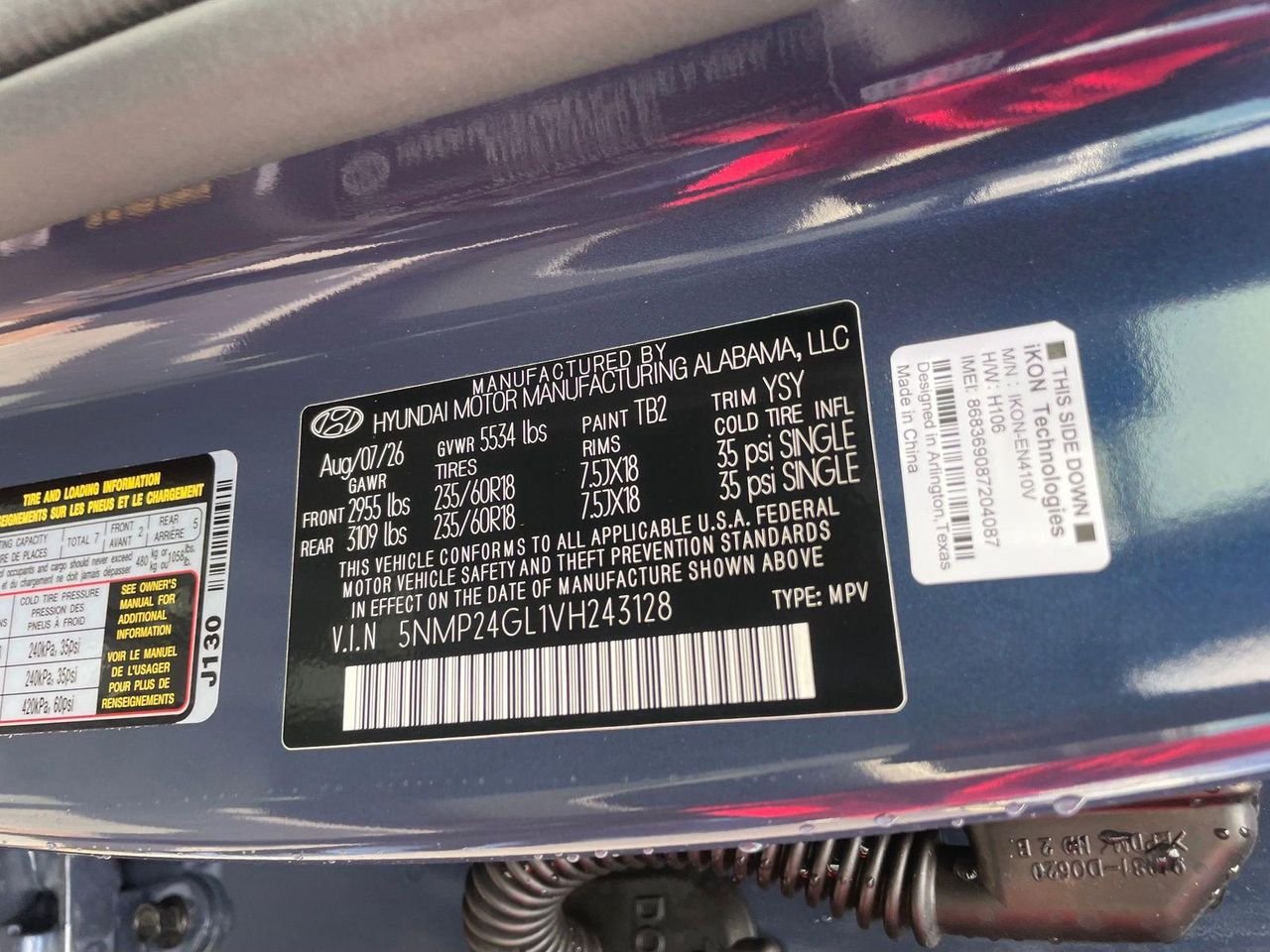 New 2027 Blue Hyundai SEL FWD image 27