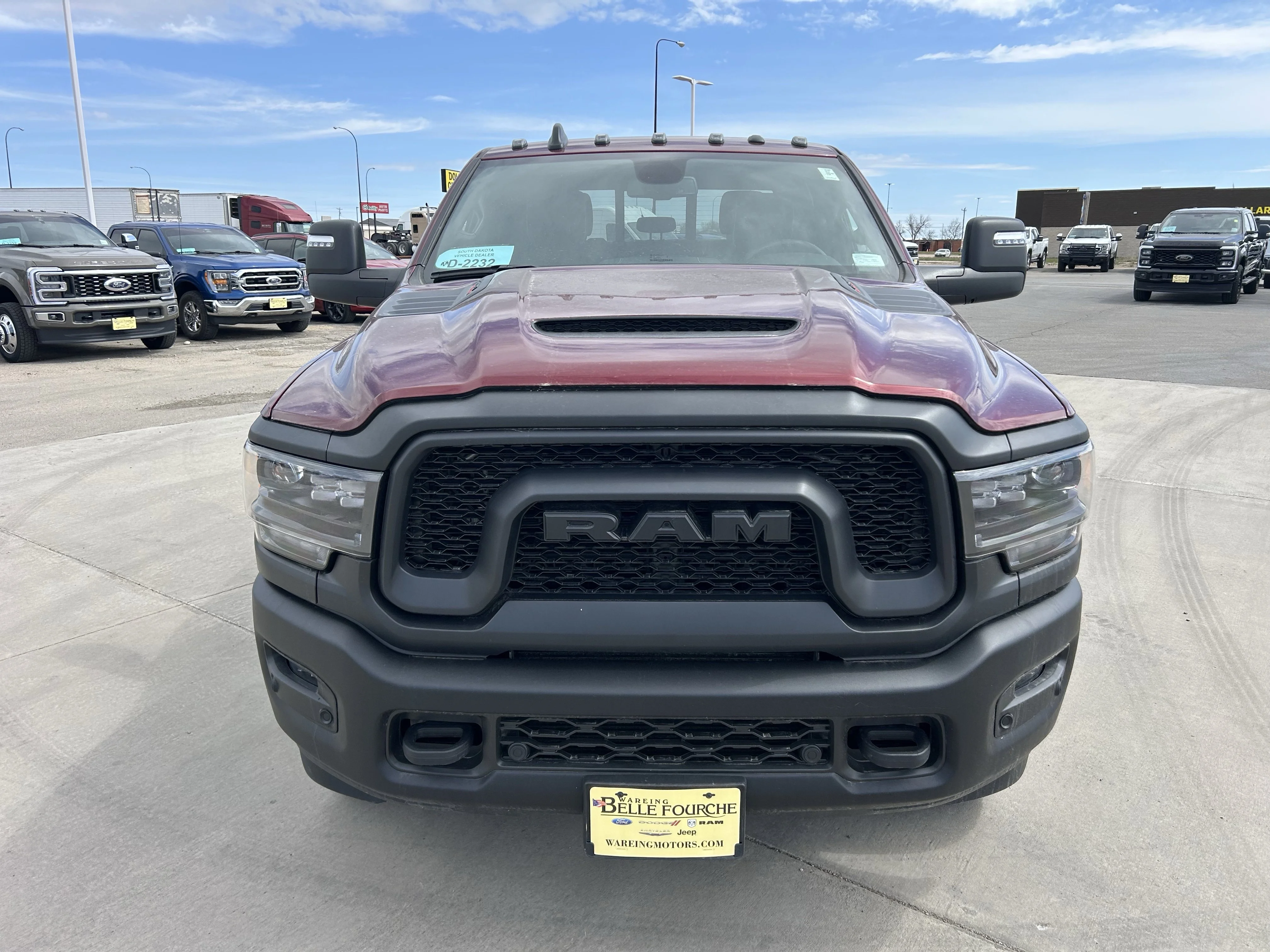 Used 2024 Delmonico Red Pearlcoat Ram Rebel image 2