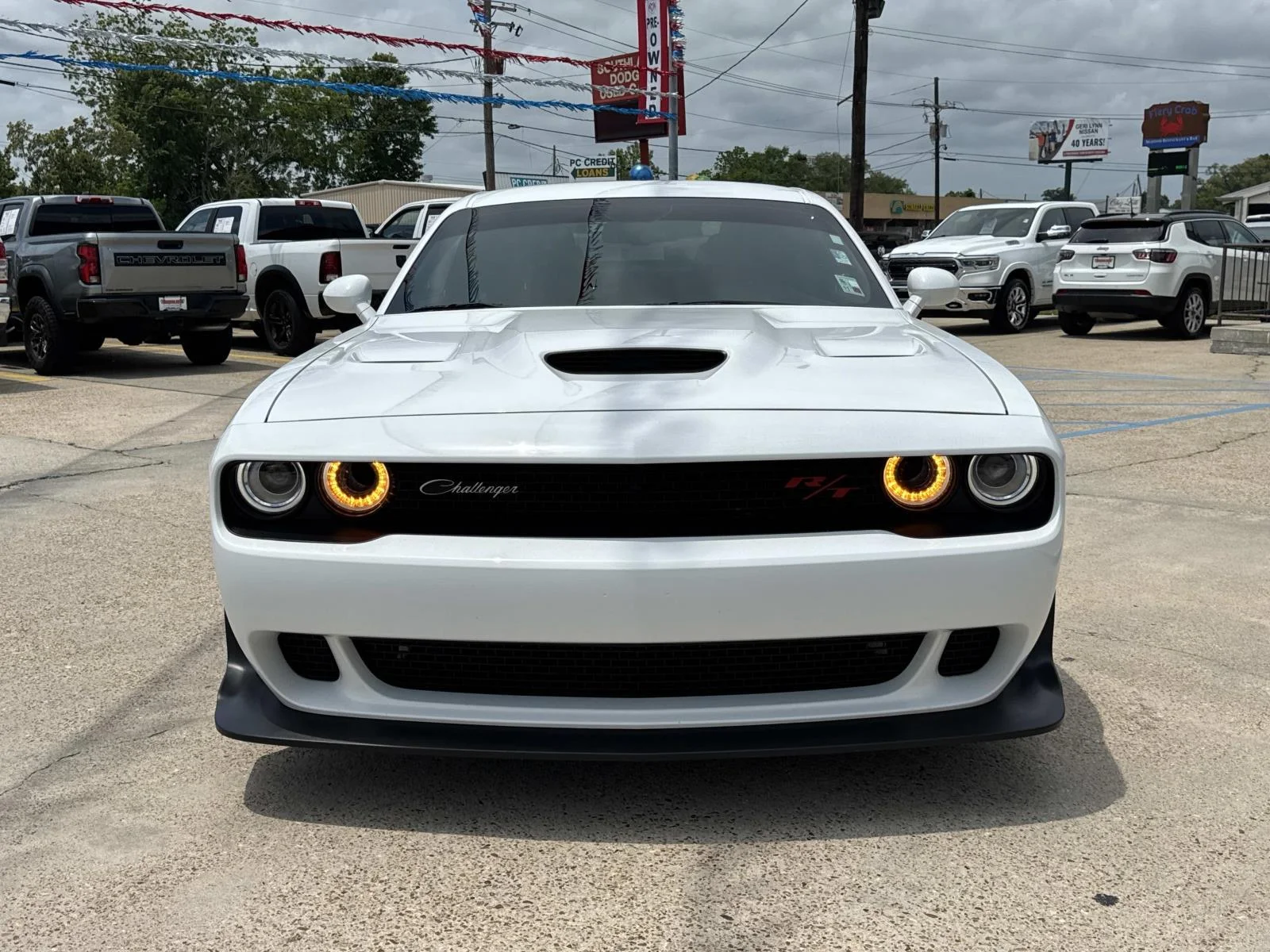 Used 2023 White Knuckle Clearcoat Dodge R/T Scat Pack Widebody image 2