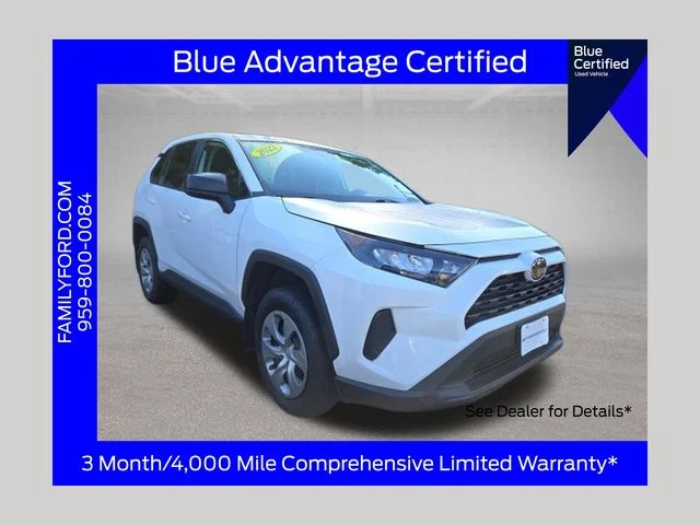 Certified Used 2022 White Toyota LE image 1