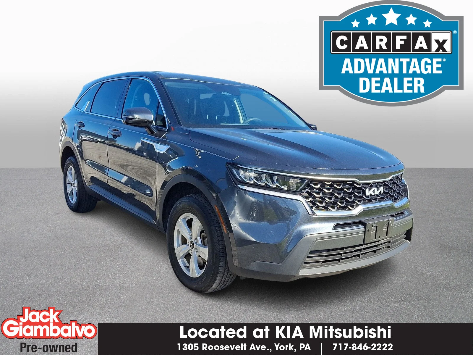 Certified Used 2023 Gray Kia LX image 1