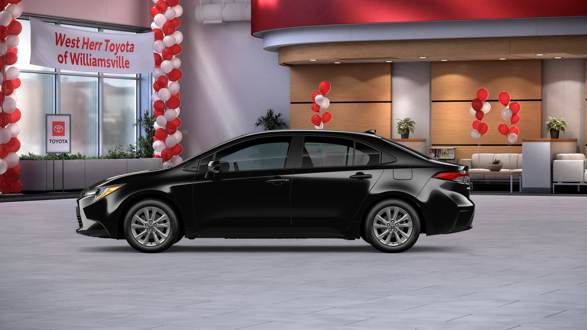 New 2026 Midnight Black Metallic Toyota LE image 4