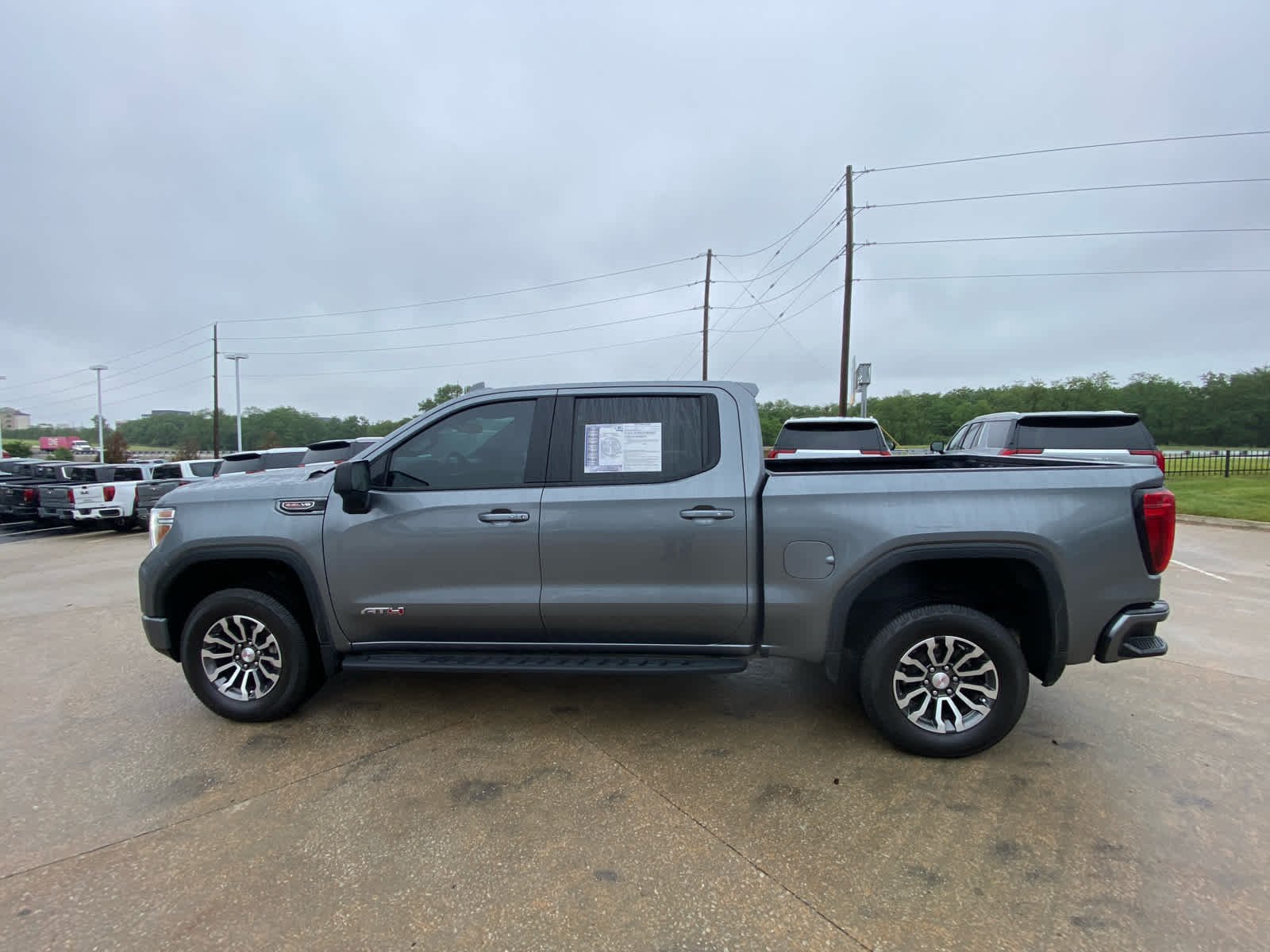 Used 2022 Satin Steel Metallic GMC AT4 image 6