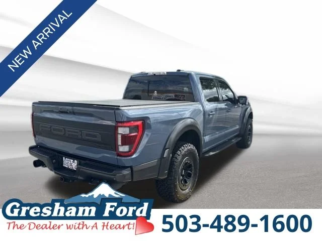Used 2023 Azure Gray Metallic Ford Raptor image 7