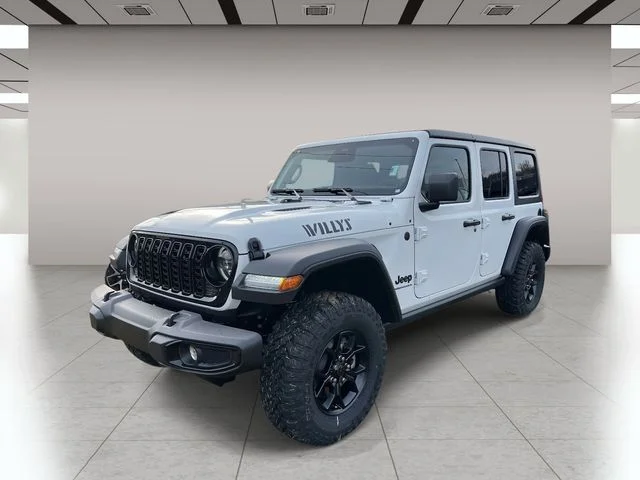 New 2026 Bright White Clear-Coat Exterior Paint Jeep Willys image 6