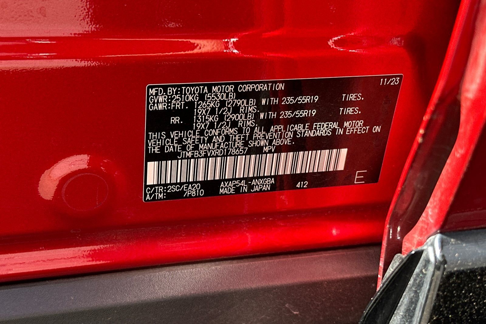 Used 2024 Red Toyota XSE image 32