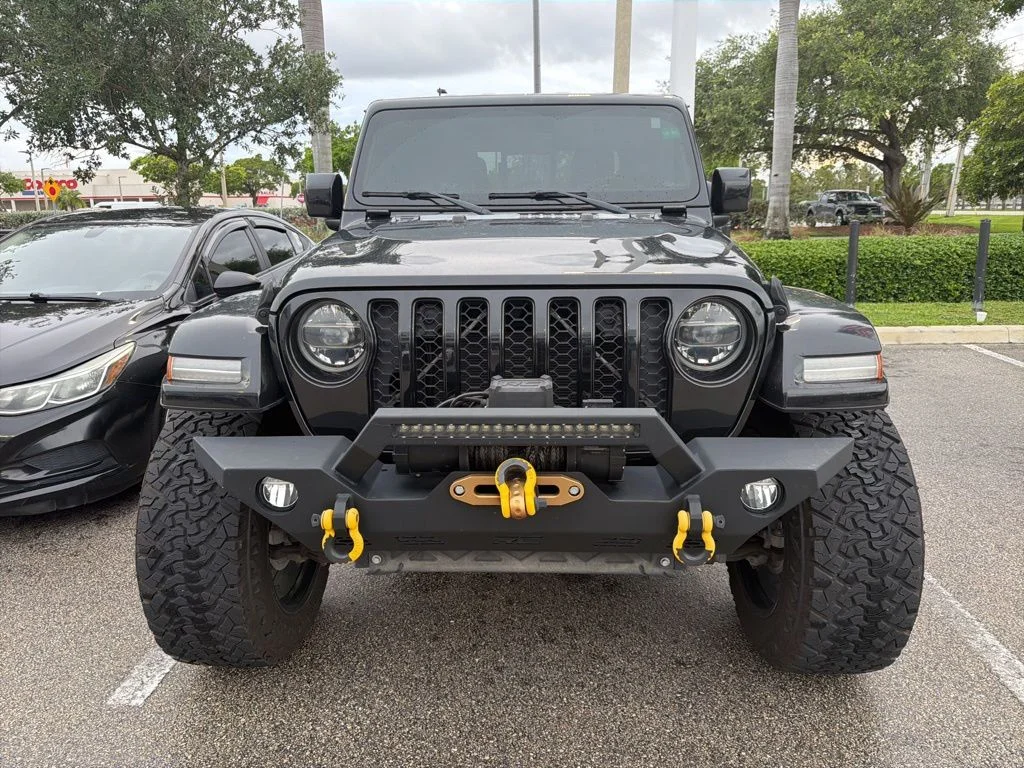 Used 2021 Black Clearcoat Jeep Overland image 2