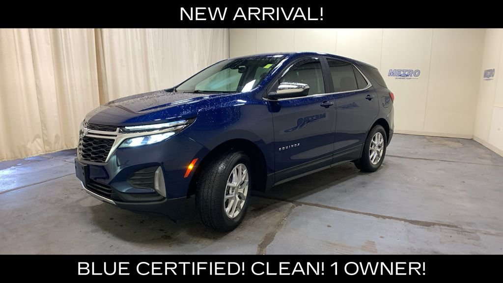 Certified Used 2022 Blue Chevrolet LT image 42