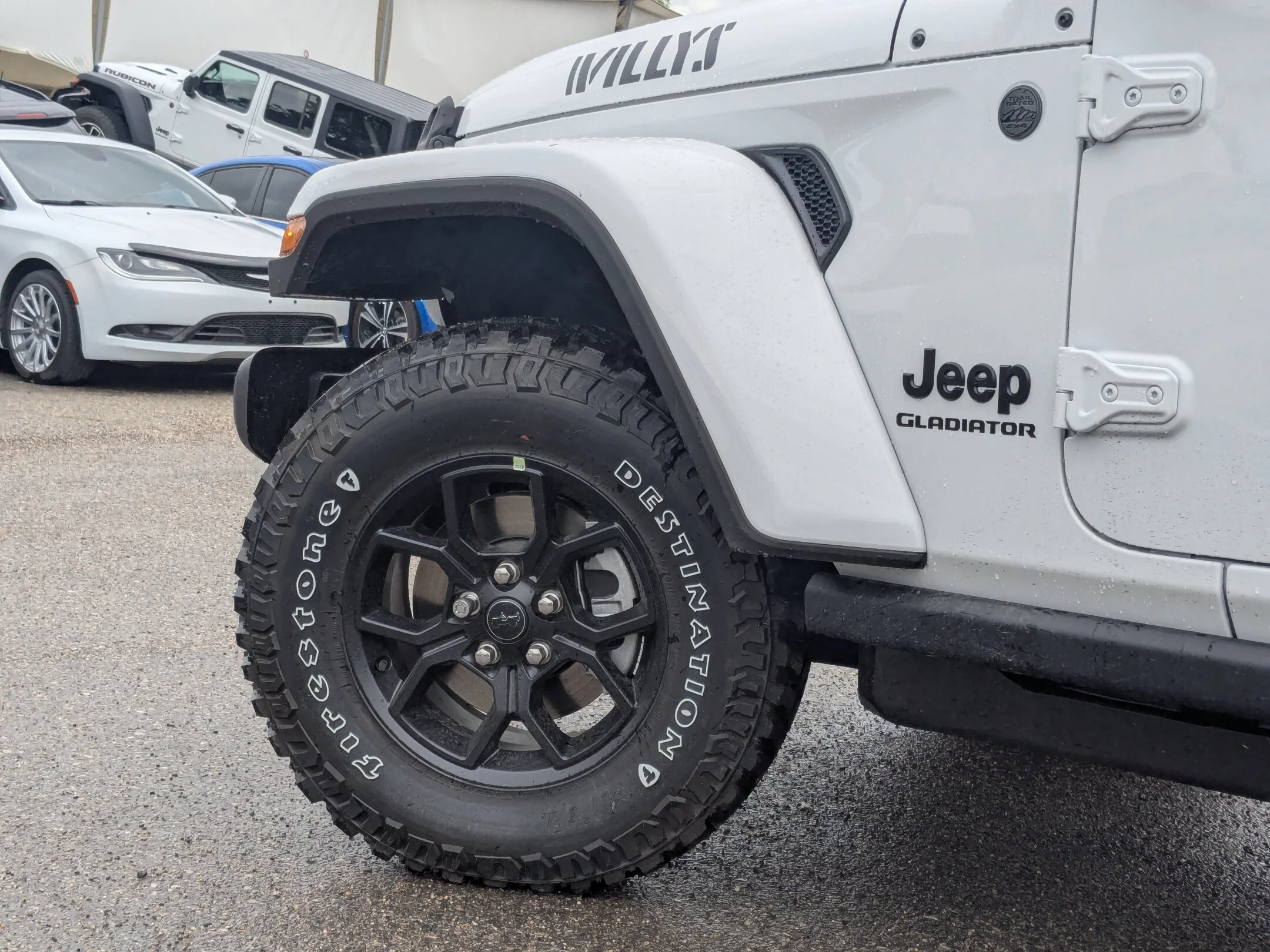 New 2026 White Jeep Willys - - 4x4 - E- Locker Rear Axle - Blk 3-Pc Freedom Top - Heated Seats - Willys Susp & More! image 9