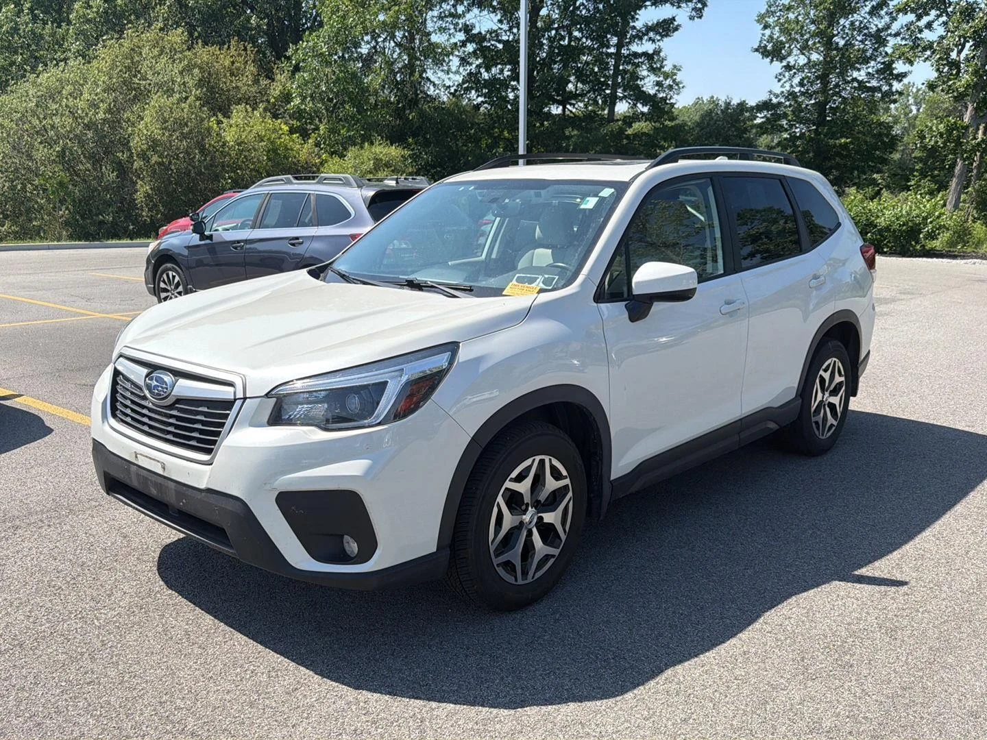 Used 2021 Crystal White Pearl Subaru Premium image 8