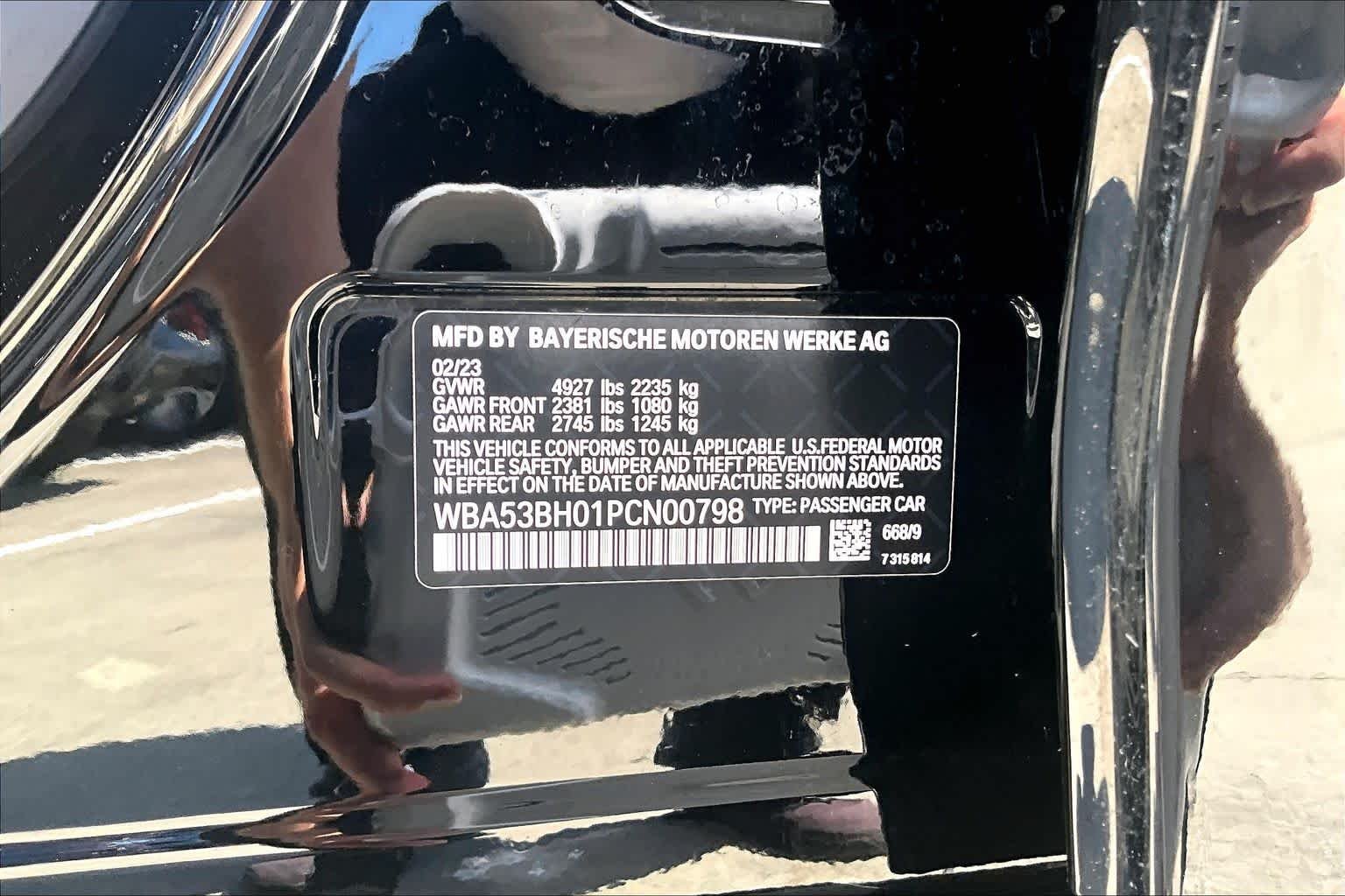 Used 2023 Jet Black BMW 530i image 33