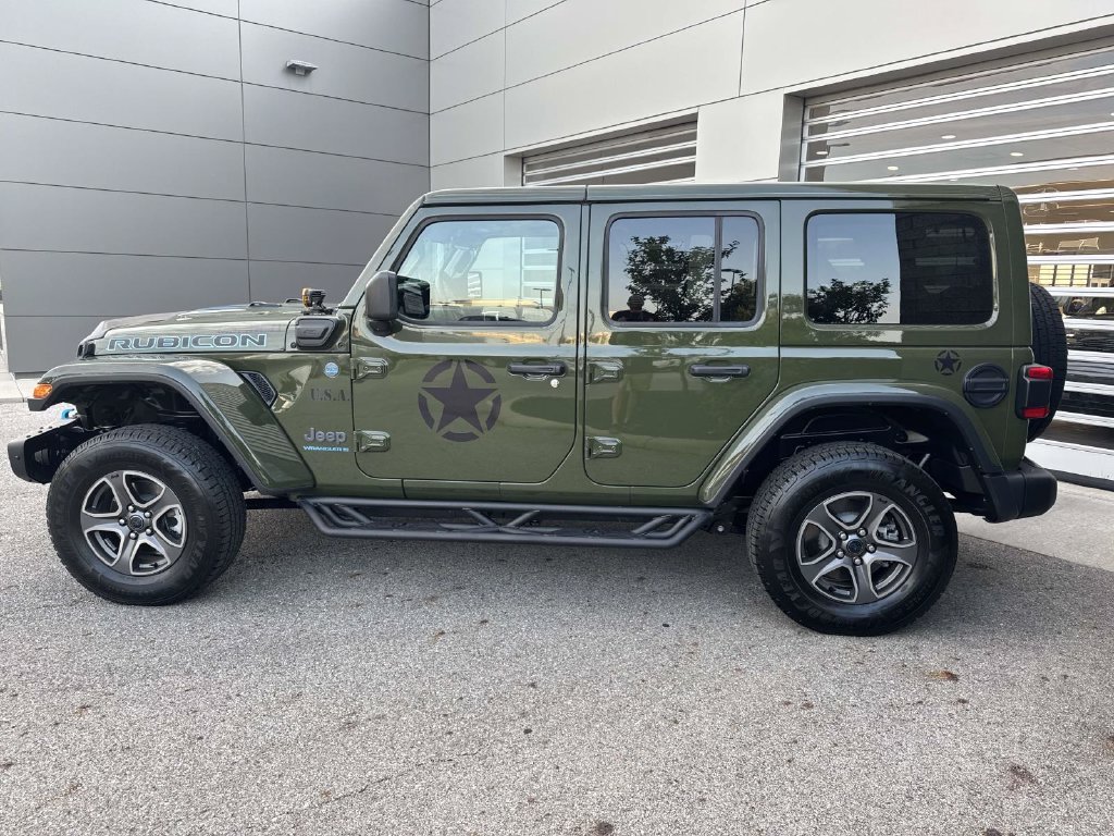 Used 2024 Green Clearcoat Jeep Rubicon 4xe image 5
