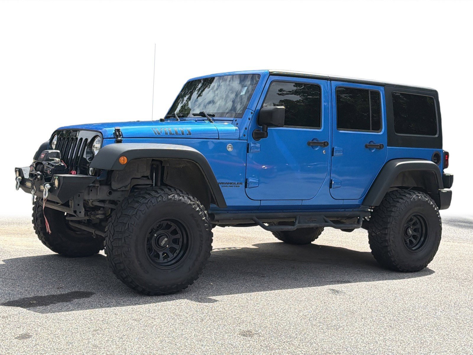 Used 2016 Hydro Blue Pearlcoat Jeep Willys Wheeler image 15