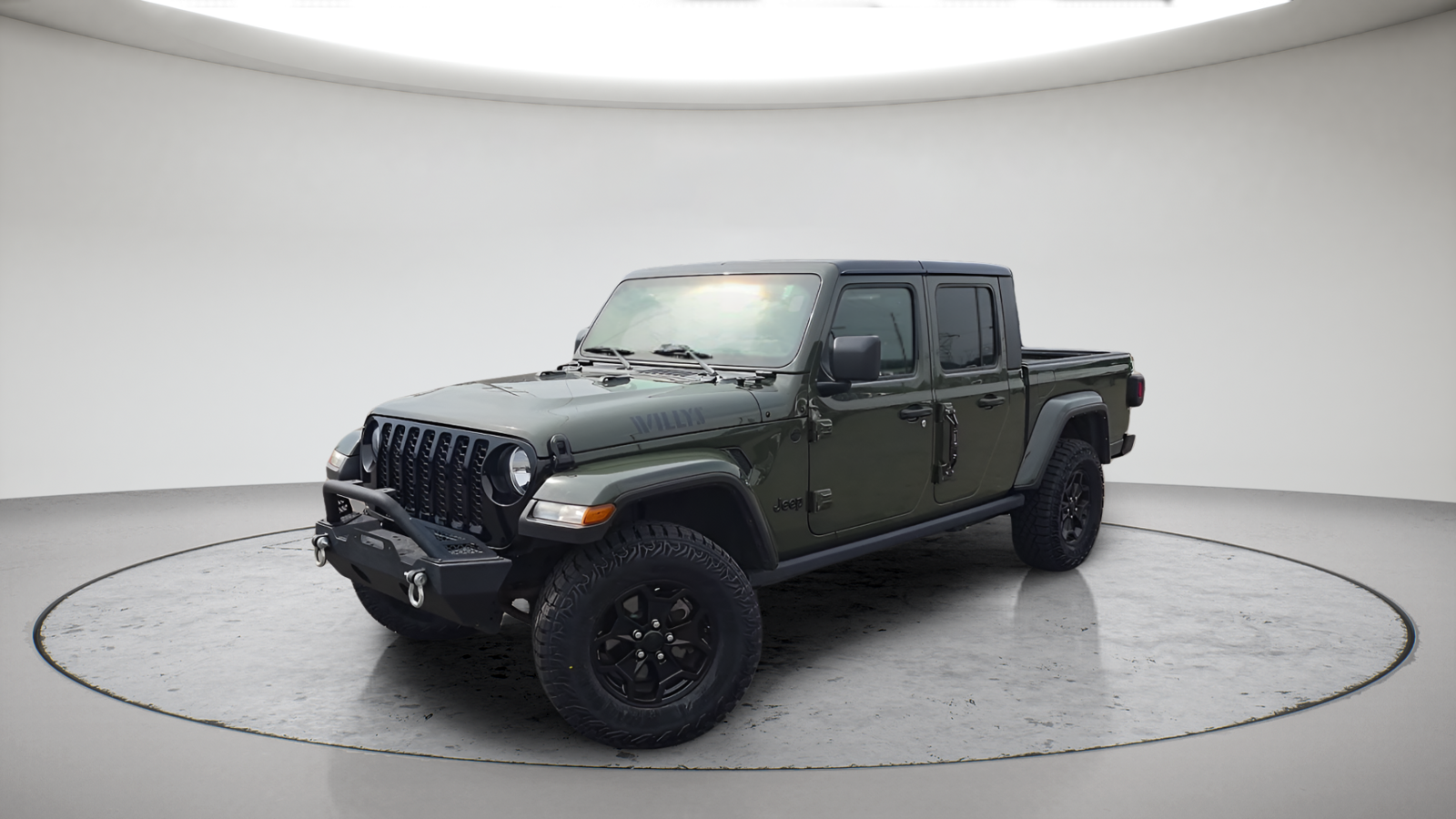 Used 2021 Sarge Green Clearcoat Jeep Willys image 12
