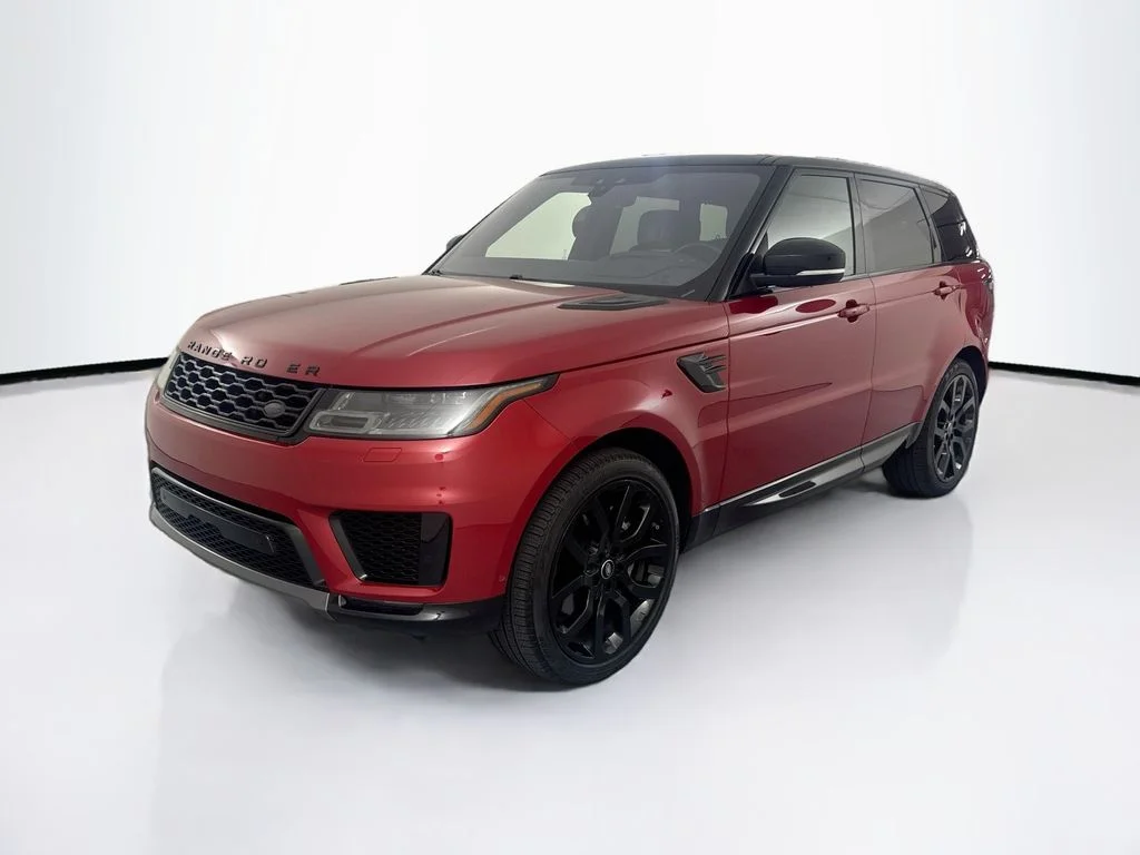 Used 2021 Red Land Rover HSE Silver Edition image 1