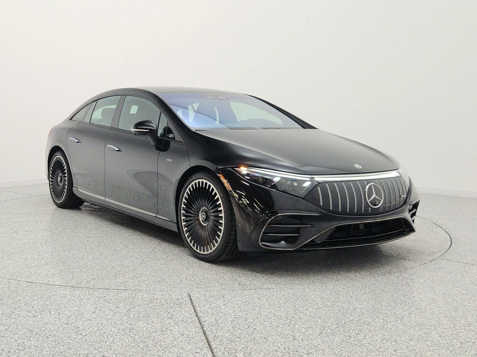 Used 2023 Obsidian Black Metallic Mercedes-Benz AMG® EQS 4MATIC+ Sedan image 3