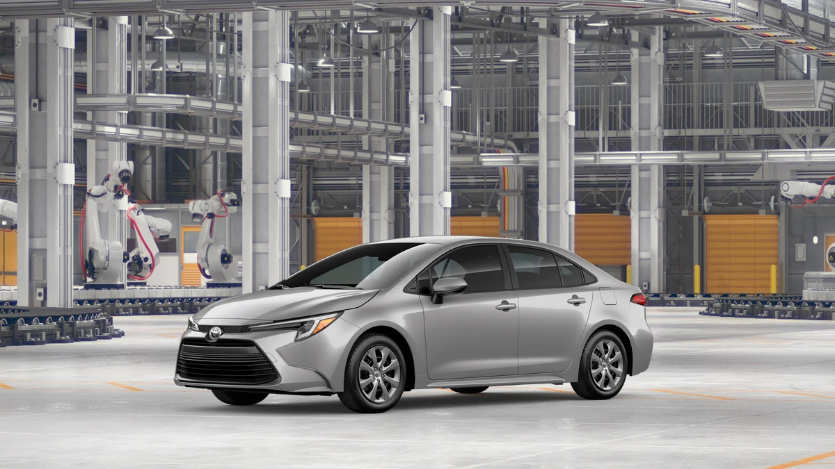 New 2026 Classic Silver Metallic Toyota Hybrid LE image 2