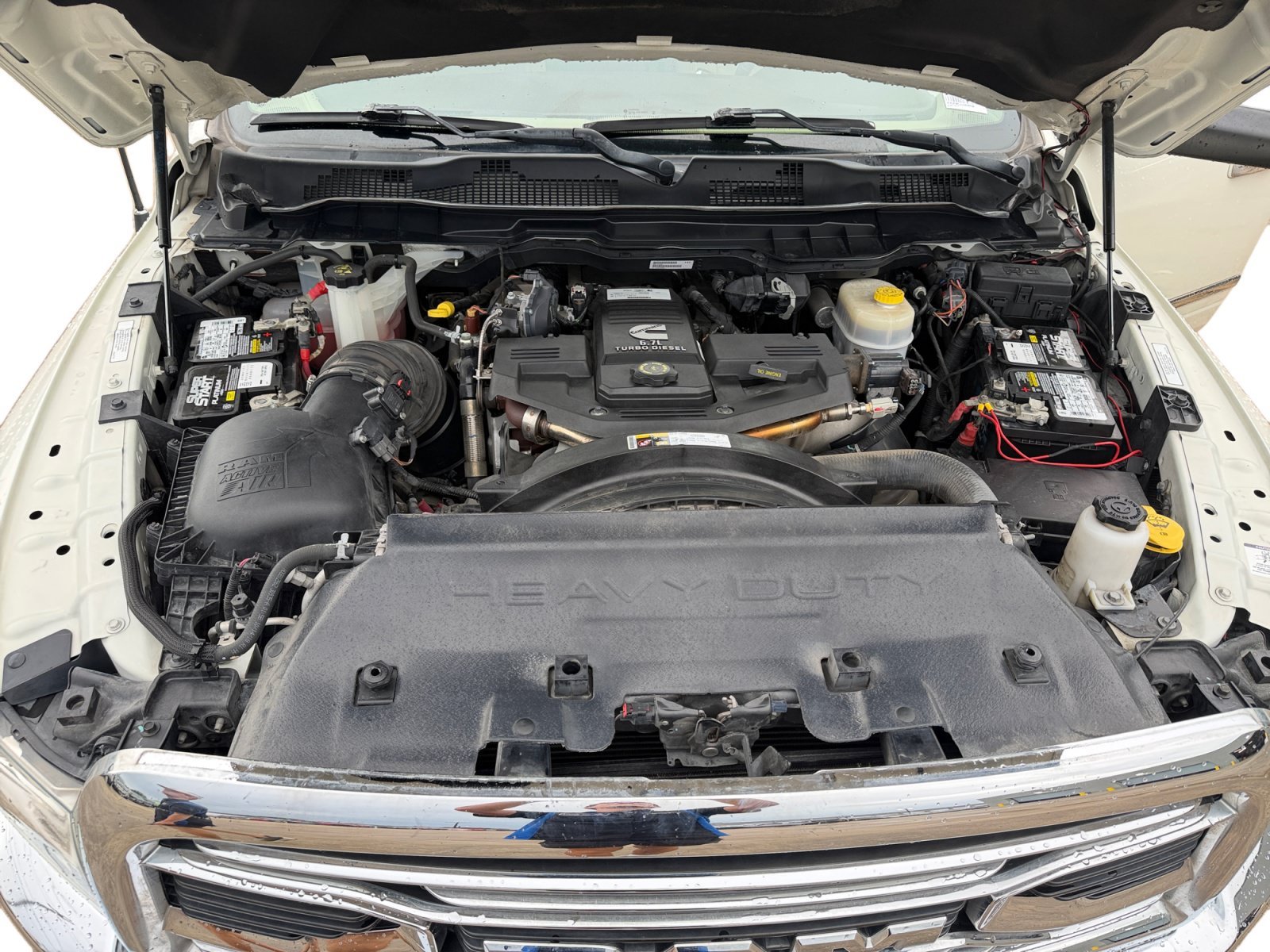 Used 2018 Pearl White Ram Longhorn image 24