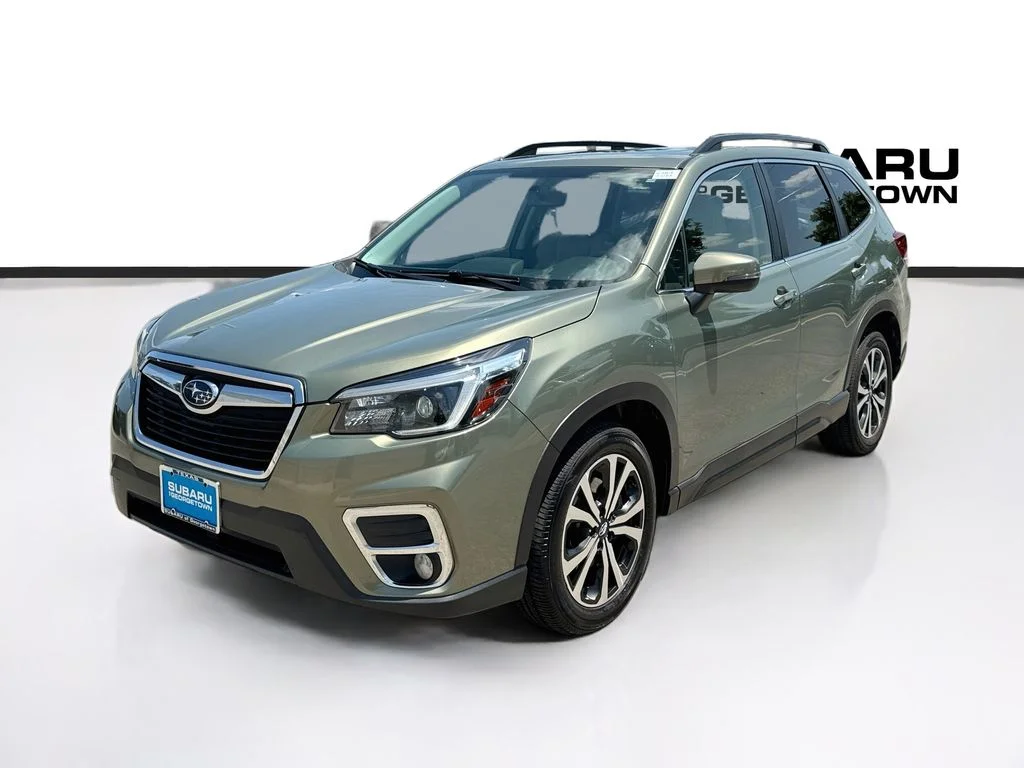 Used 2021 Green Subaru Limited image 3