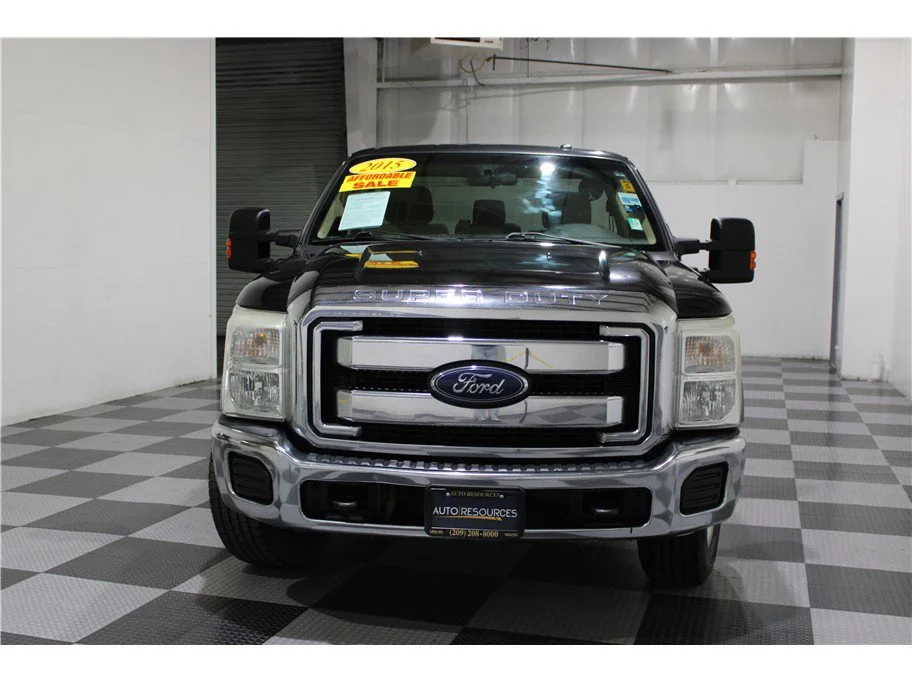 Used 2015 Black Ford XLT Pickup 2D 8 ft image 2