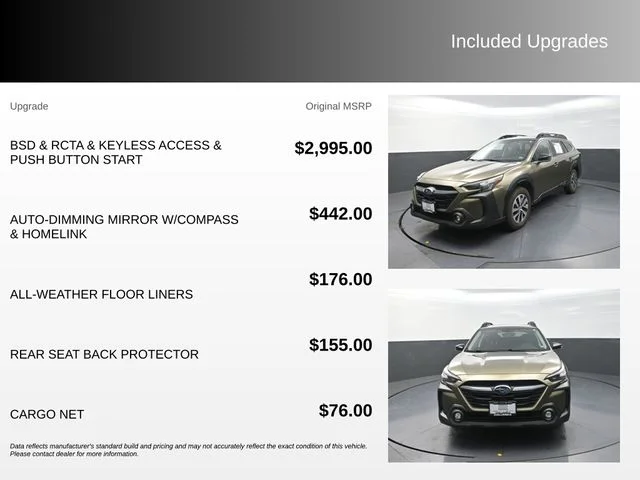 Used 2025 Green Subaru Premium image 4